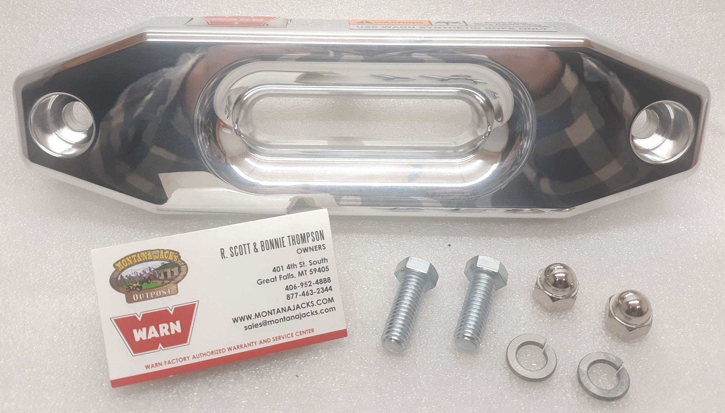 WARN 73852 (71851) Polished Aluminum Hawse Fairlead for the 9.0Rc