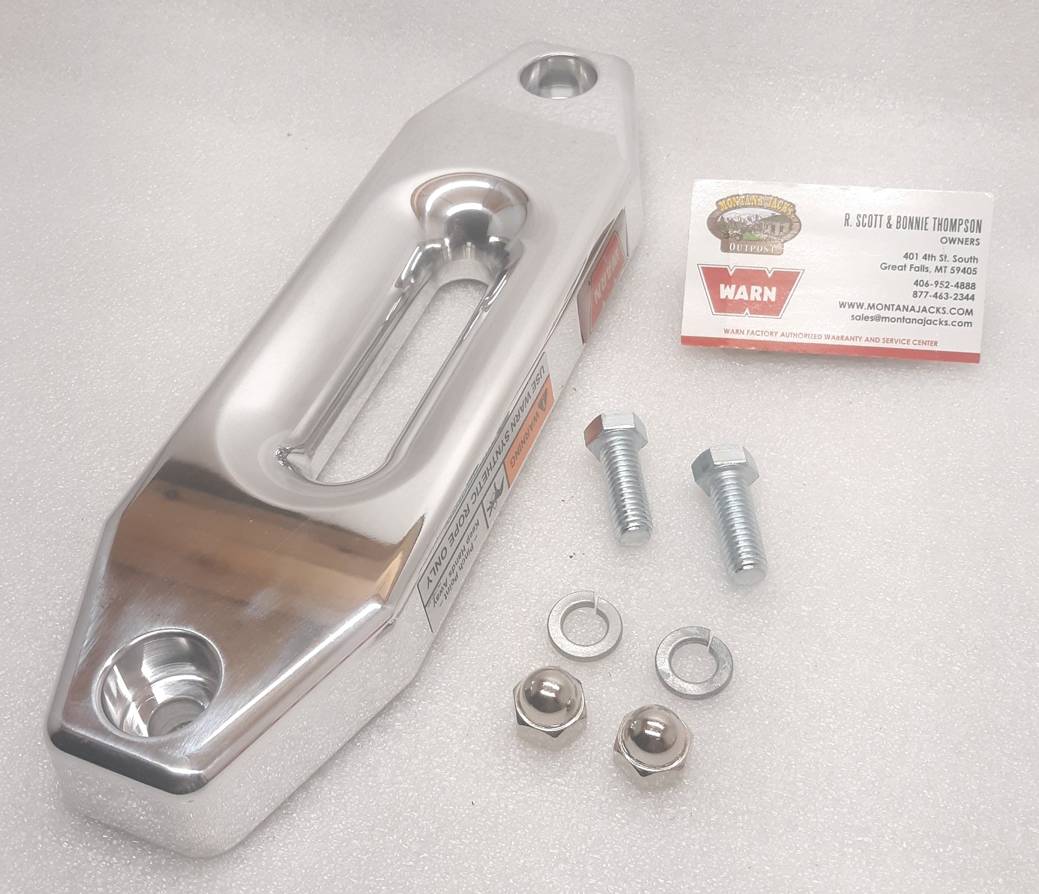 WARN 73852 (71851) Polished Aluminum Hawse Fairlead for the 9.0Rc