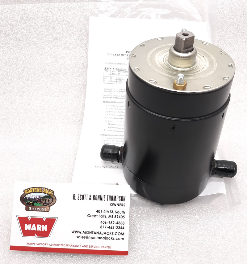WARN 74720 Hoist Motor, 24v, for DC1200, 3 inch