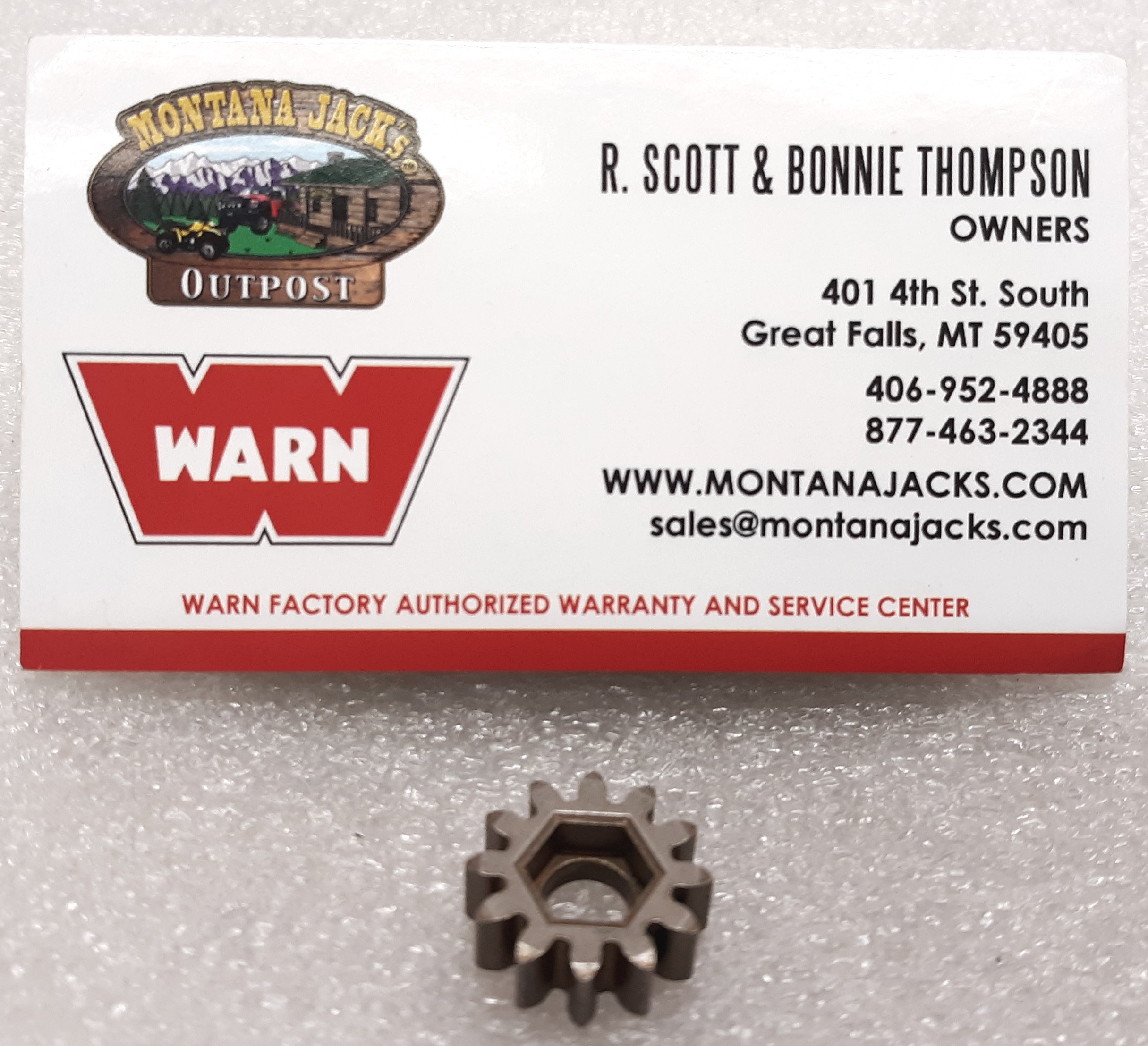 WARN 74999 Sun Gear for ATV Winches, FREE SHIPPING over $35.00