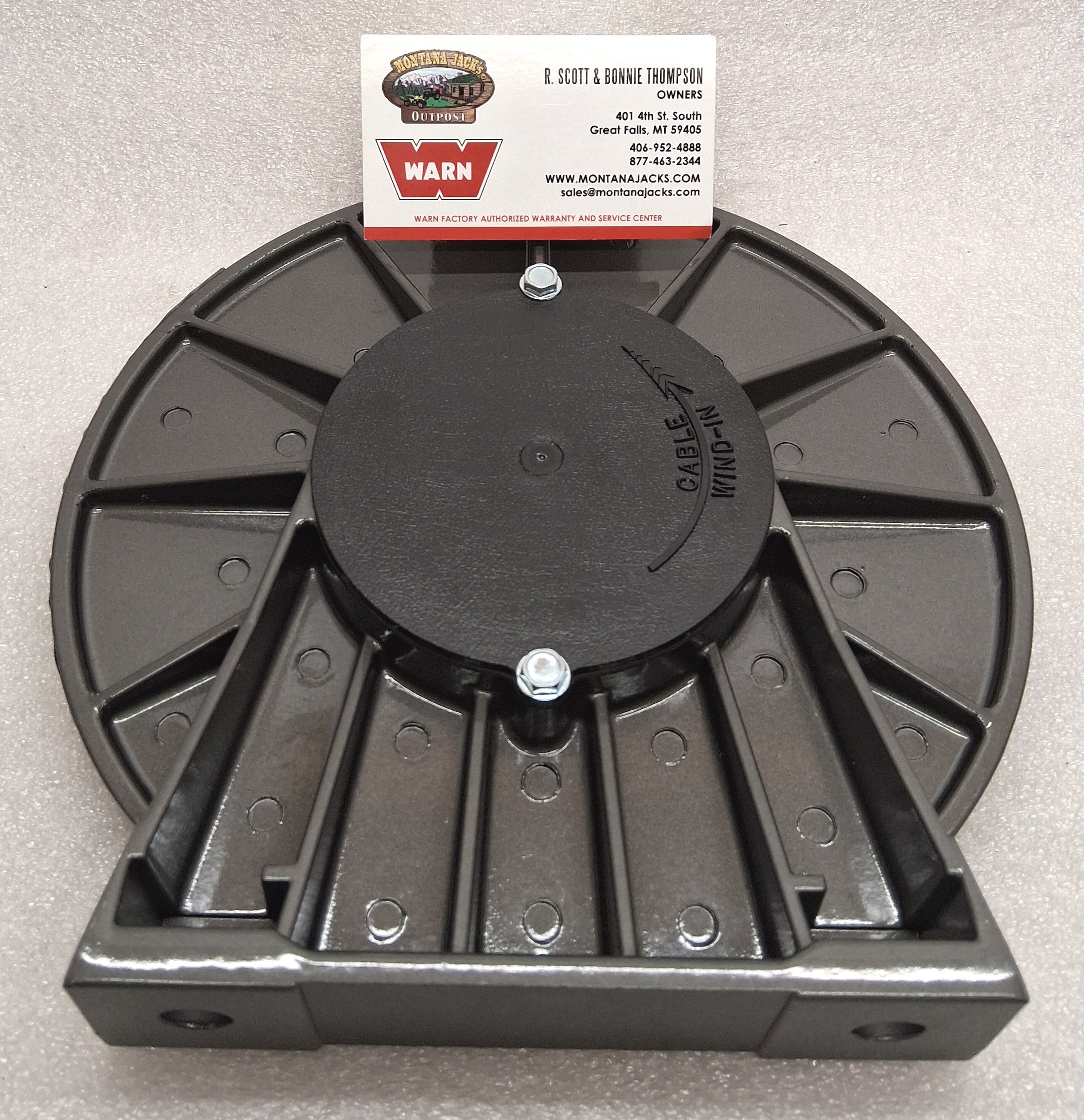 WARN 7532 Winch Drum End Support, off side, for M8274-50 — Montana