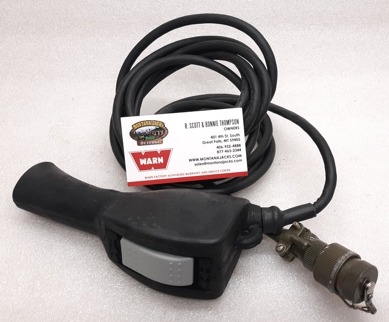 WARN 77671 Winch Remote Control, 12 ft lead, for Severe Duty Industrial Winches