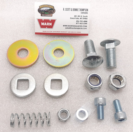 WARN 78763 Plow Blade Attachment Hardware Kit, for WARN ATV Plows