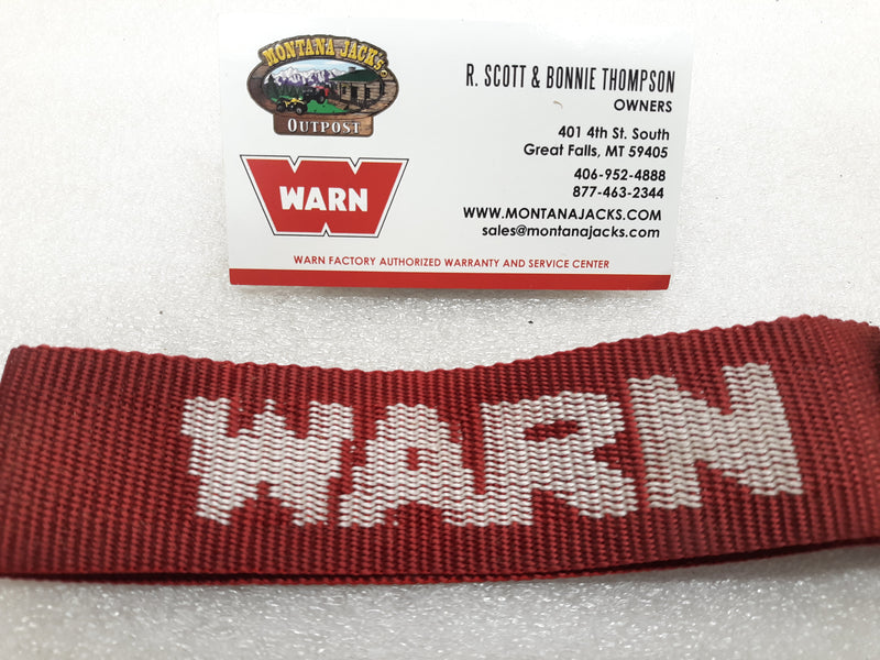 WARN 82466 Winch Hook Termination Strap for Side by Side Front Plow Mounts