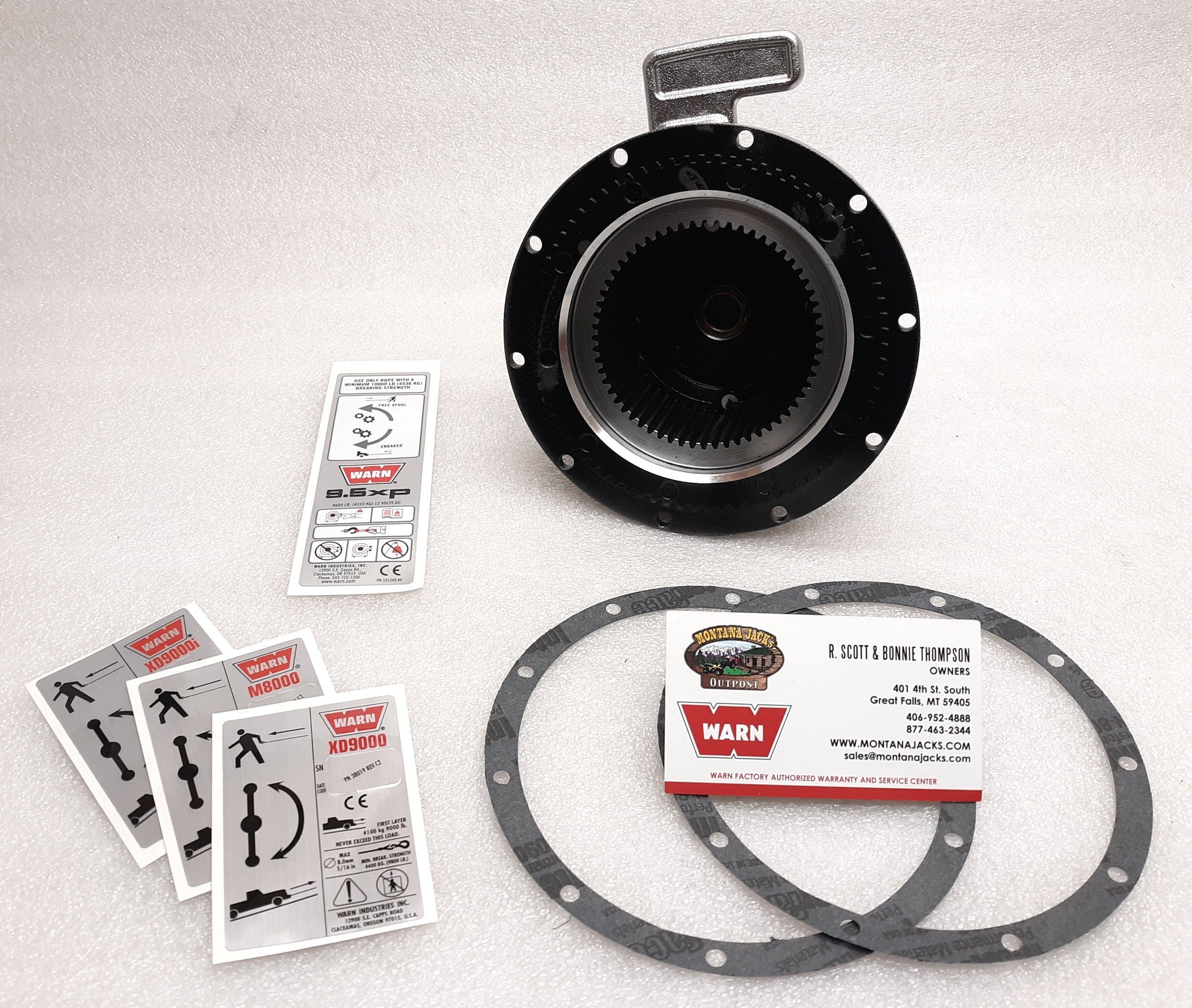 Warn 82554, END-HOUSING, CAST-LEVER, FREE SHIPPING! — Montana