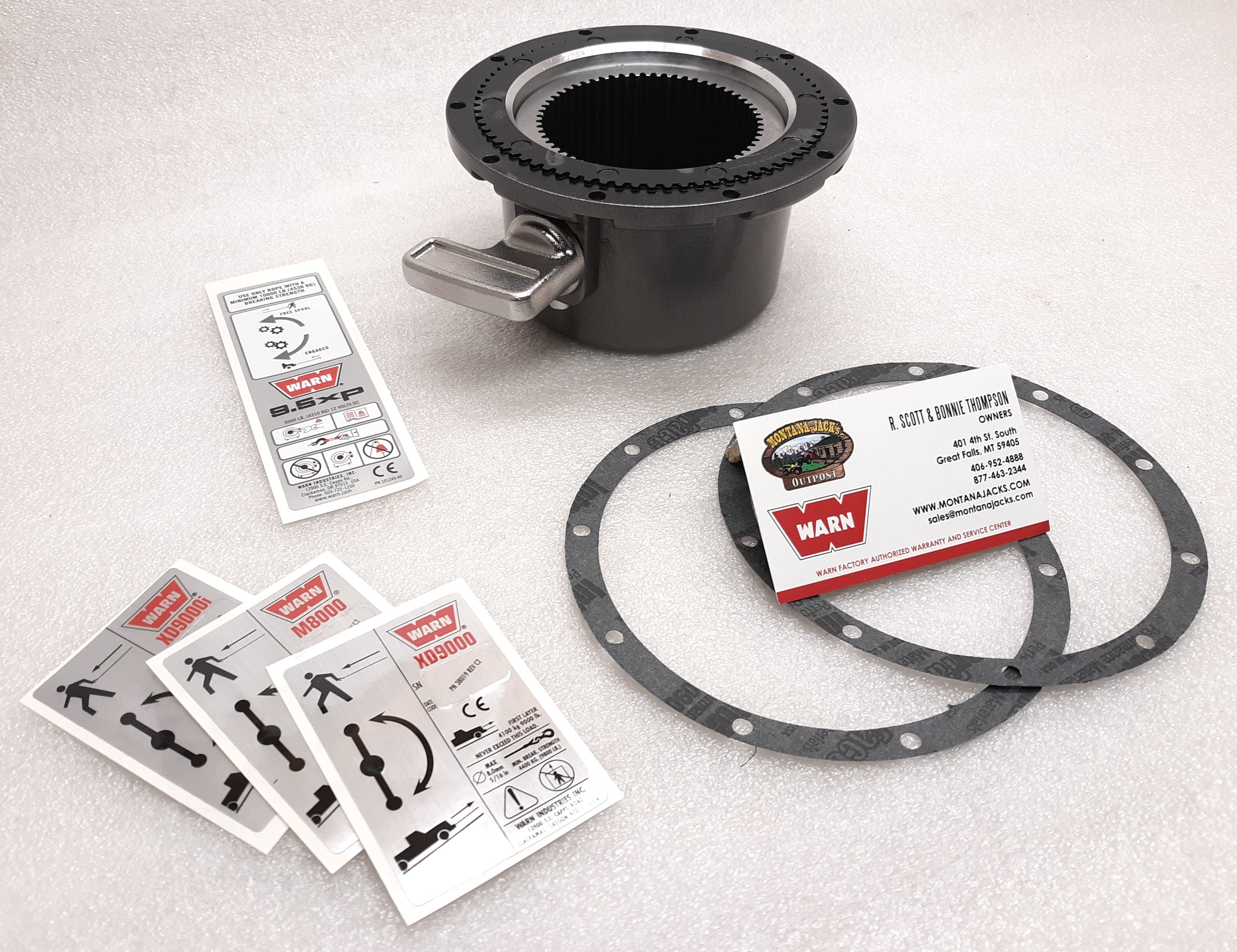 Warn 82554, END-HOUSING, CAST-LEVER, FREE SHIPPING! — Montana