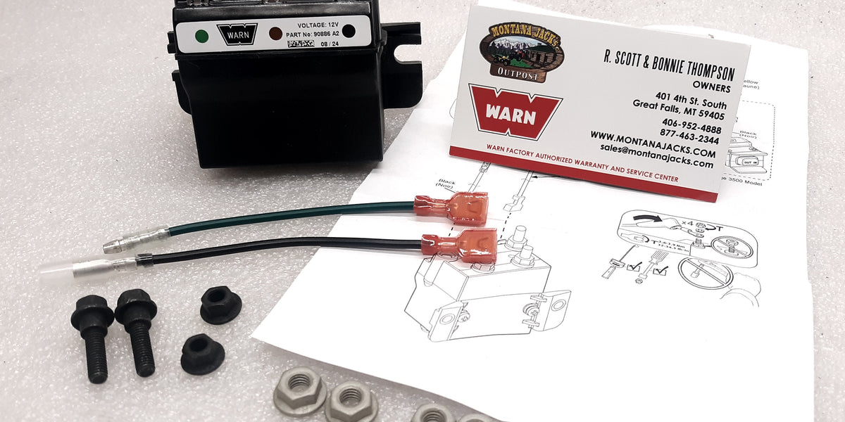WARN 83321 Hoist Contactor, 12 volt, for DC800, DC1000, DC1200