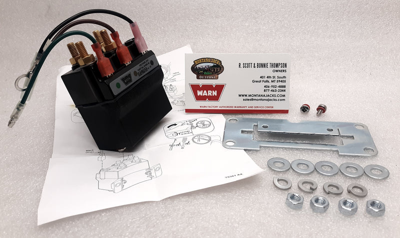 WARN 83322 Hoist Contactor, 24v, for DC800, DC1000, DC1200