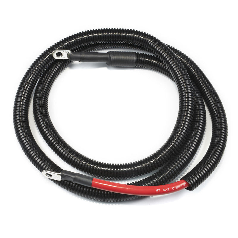 WARN 83350 Winch Power Cable 2 GA, 72" w/Protective Sheath