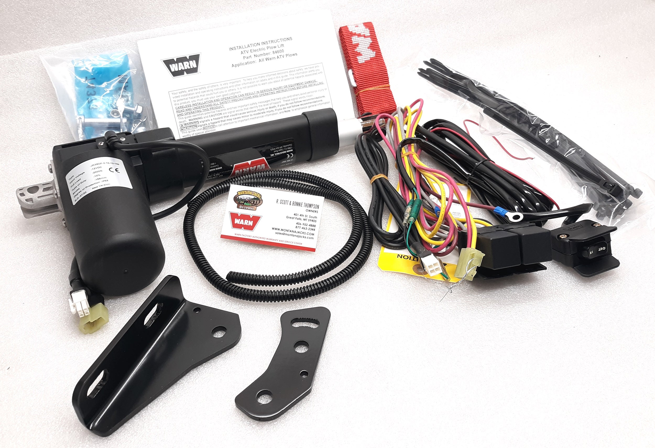 WARN 84600 ProVantage Electric Plow Lift, FREE SHIPPING! — Montana