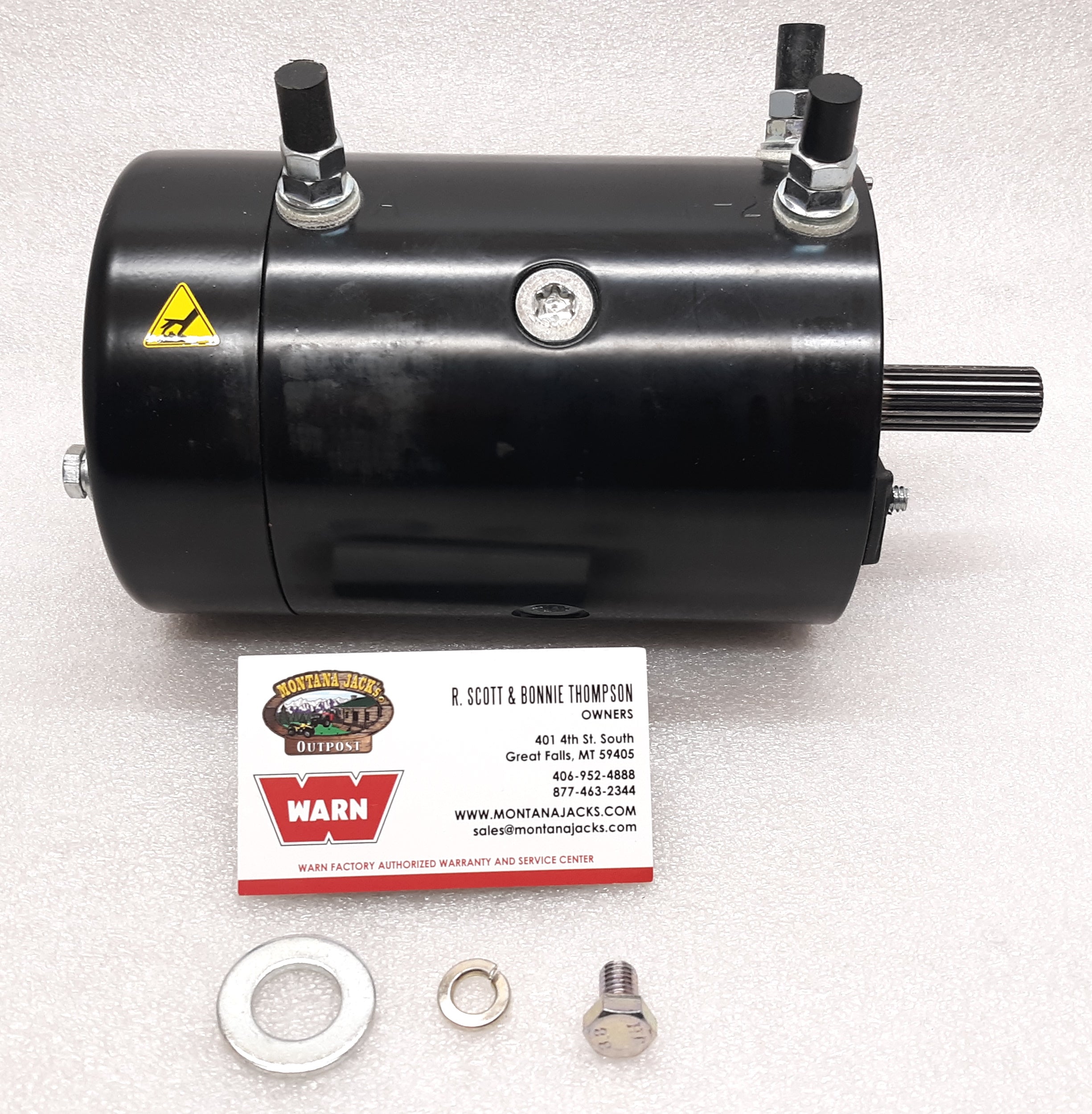 WARN 86537 Winch Motor for VR12000, FREE SHIPPING! — Montana Jacks