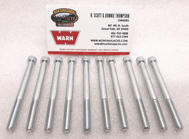 WARN 98350 Pack of 10 #15603 Gear Housing Screws 1/4-20 x 3