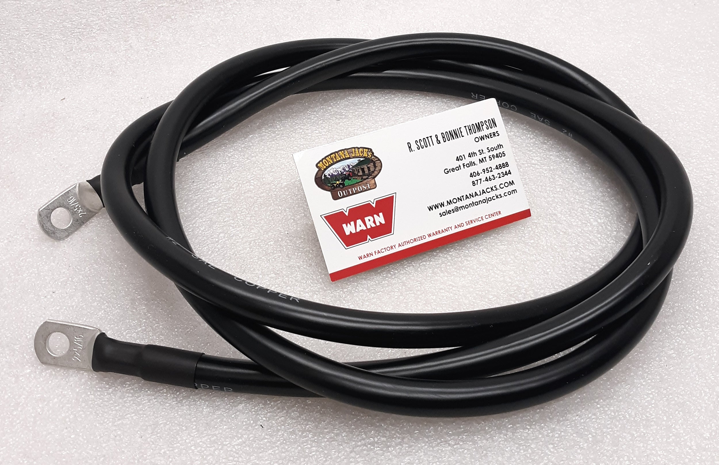 WARN 98399 Electric Winch Ground Cable, 72