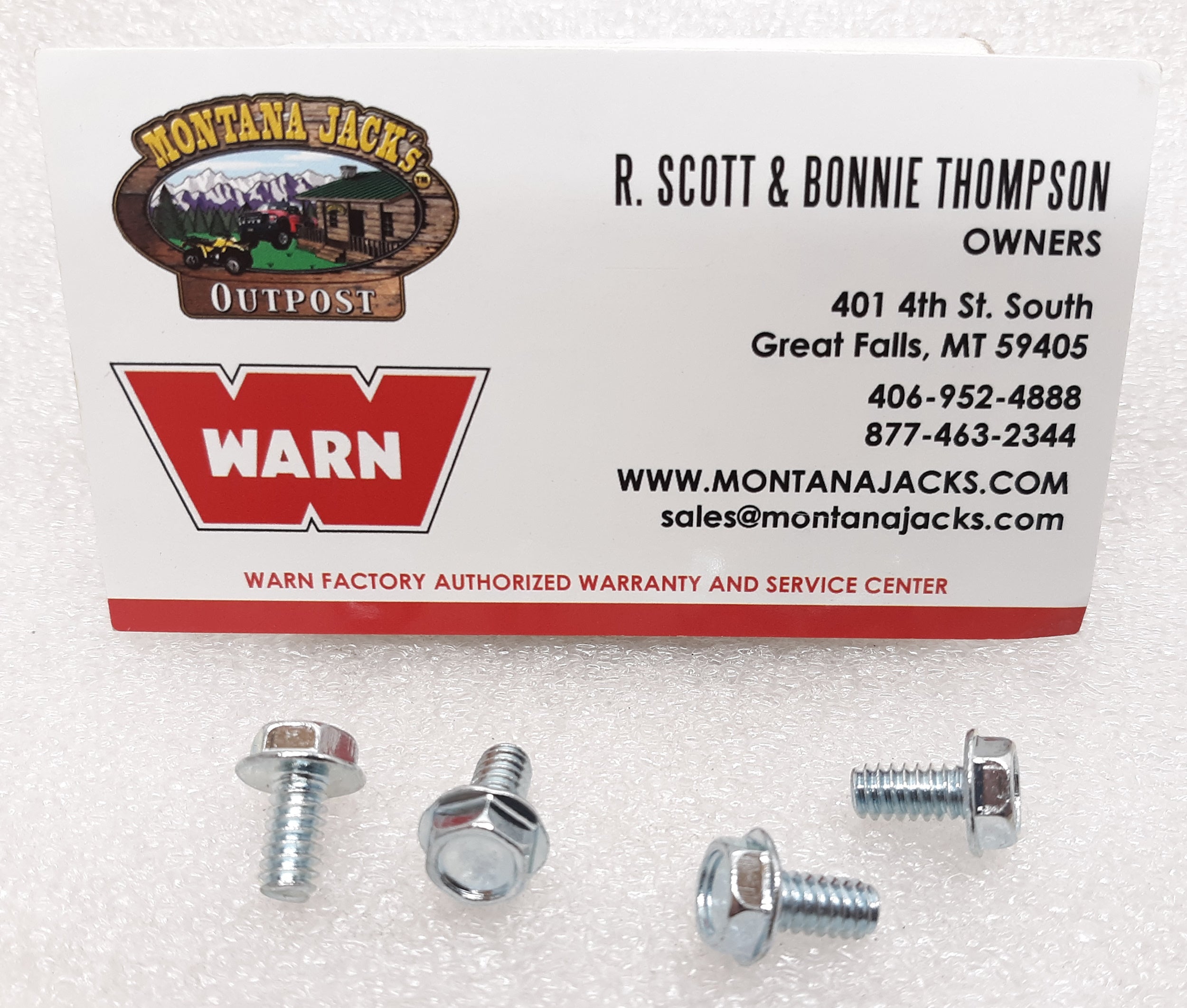 OSG　マルーン WARN 98429 Hex Screw, for M8274 Clutch Cover, 10-24 x 3/8