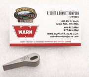 WARN 90053 Winch Cable Anchor Puck for ZEON 10 (Steel) and 12, 12-S Winch