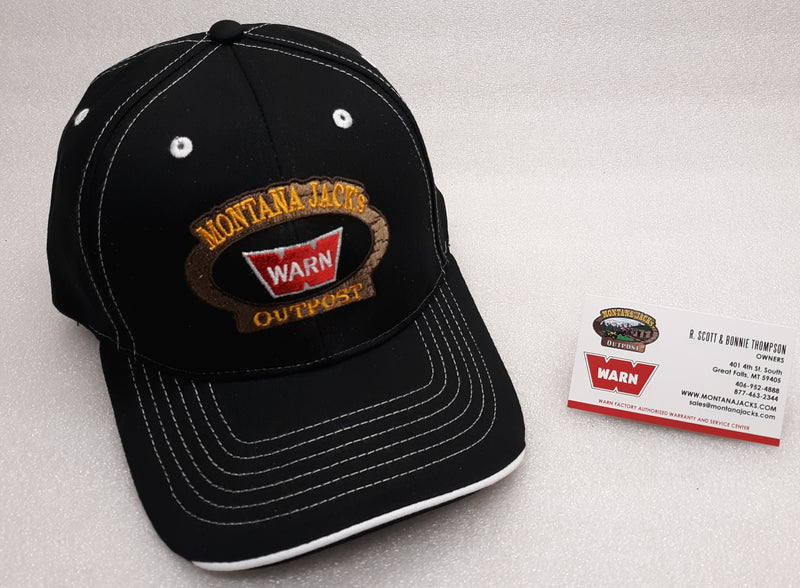 MONTANA JACK'S 9500 Premium Ball Cap, BLACK