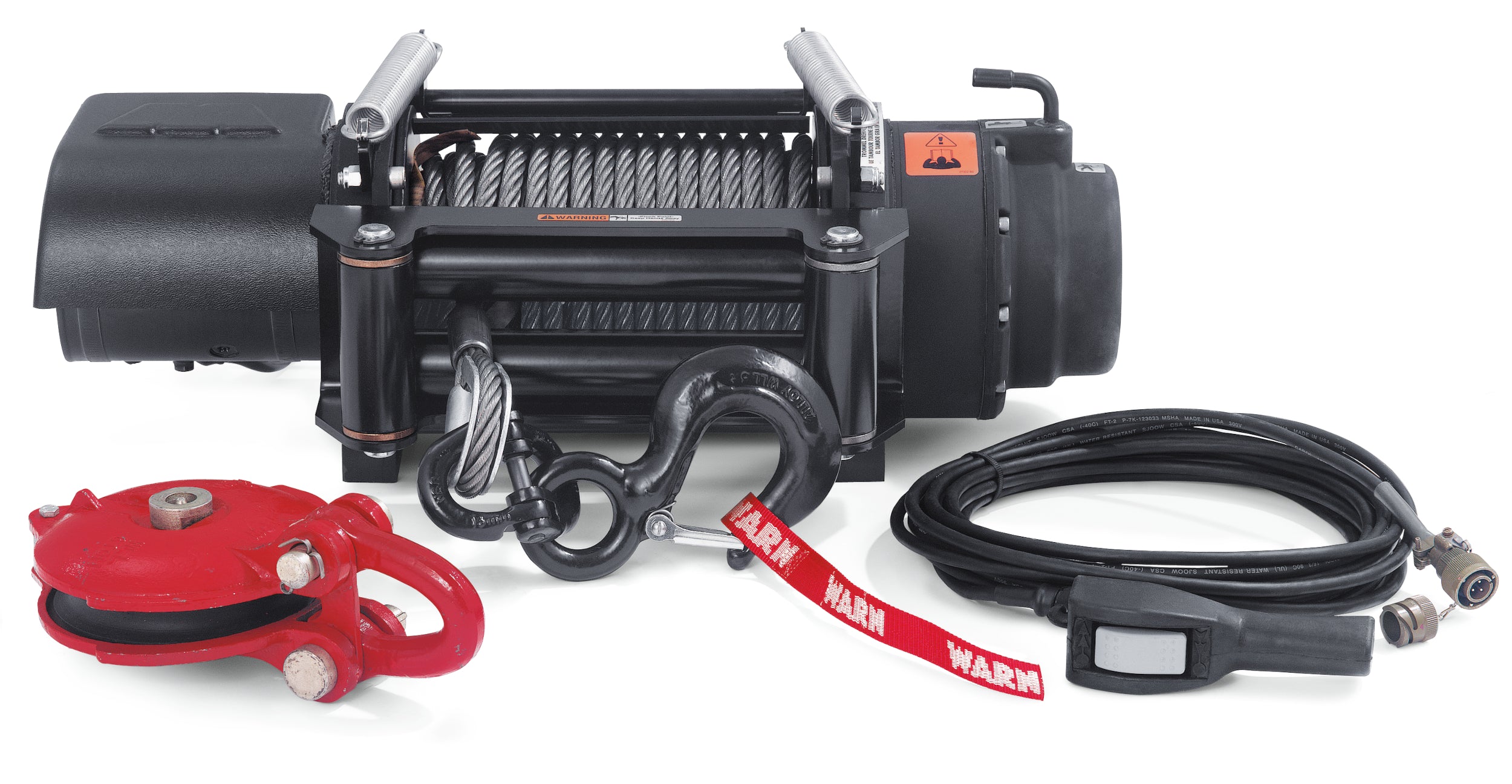 WARN 80907 Severe Duty 18 24V Electric Self Recovery Winch