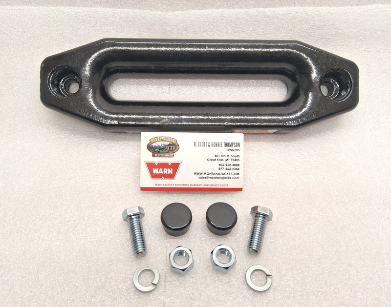 SCRATCH/DENT WARN 73850 Hawse Fairlead with bolts, for winches 6,000 lbs and up, Cast Iron