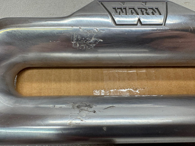 SCRATCH/DENT WARN 87914 Hawse Fairlead, Polished Aluminum for Synthetic Truck/SUV/Jeep Winch