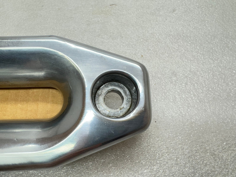 SCRATCH/DENT WARN 87914 Hawse Fairlead, Polished Aluminum for Synthetic Truck/SUV/Jeep Winch