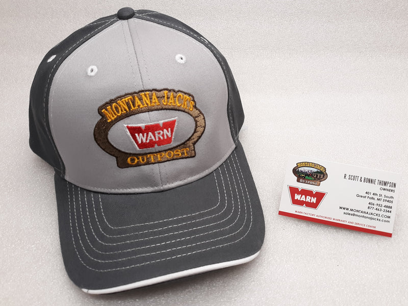 MONTANA JACK&#39;S 9500 Premium Ball Cap, Grey/Charcoal