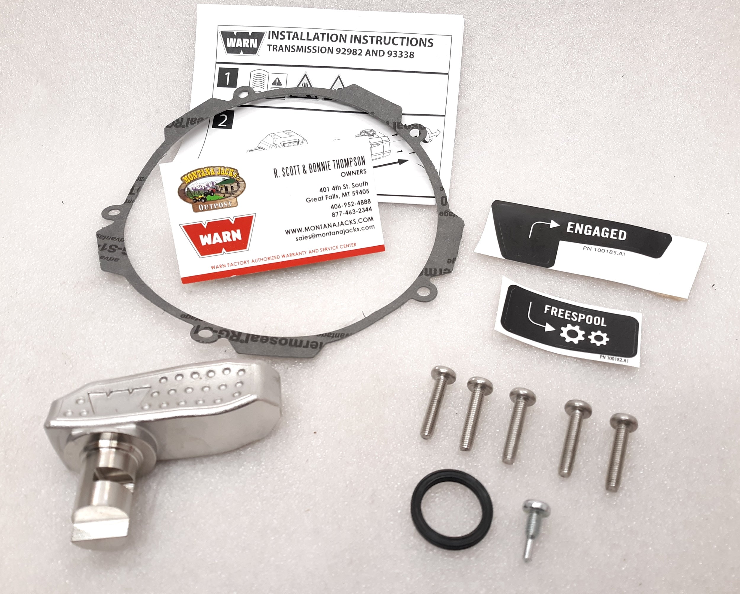 WARN 100240 ZEON Clutch Lever, 90 degree throw, FREE SHIPPING