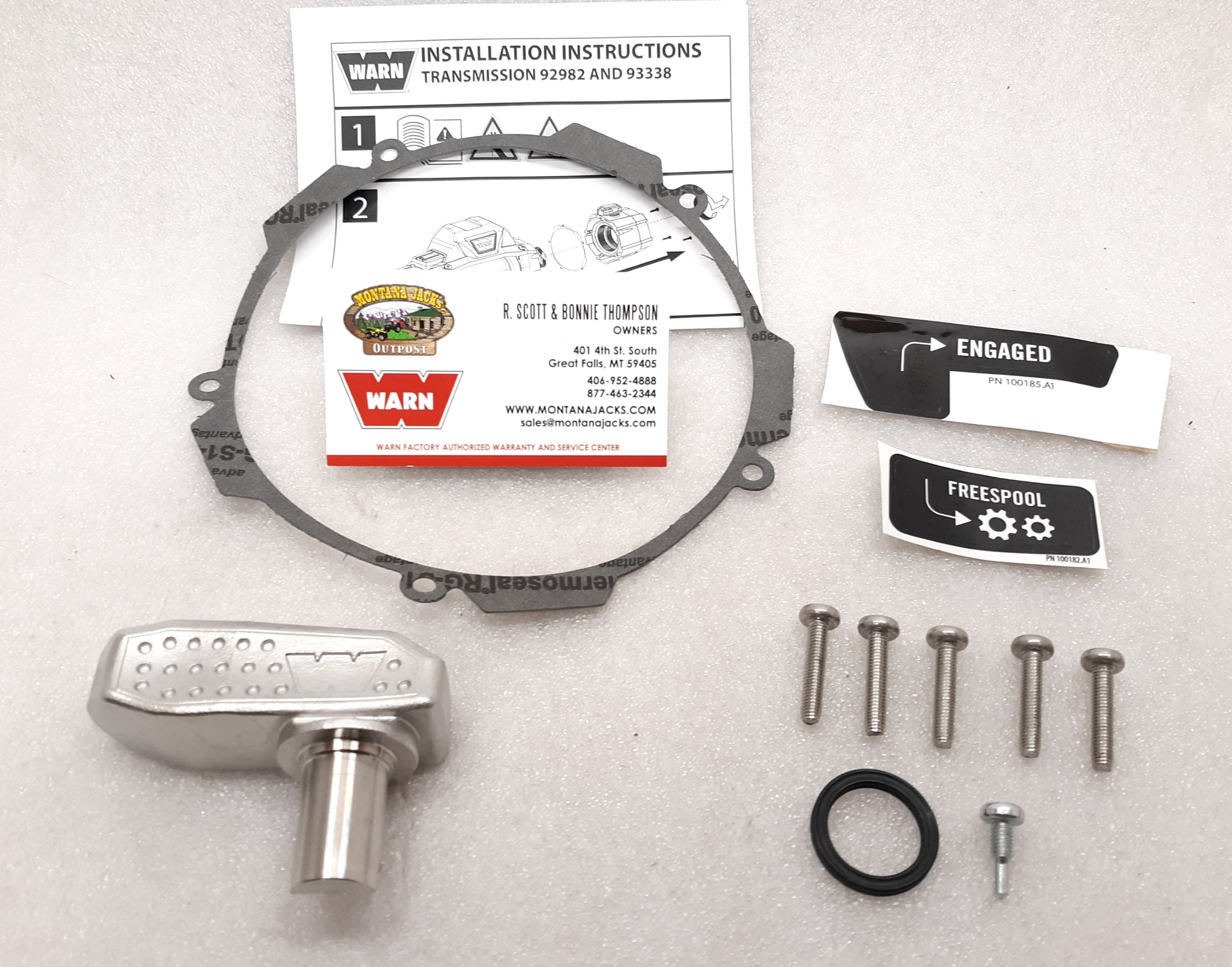 ウッチー WARN 100240 ZEON Clutch Lever, 90 degree throw, FREE SHIPPING