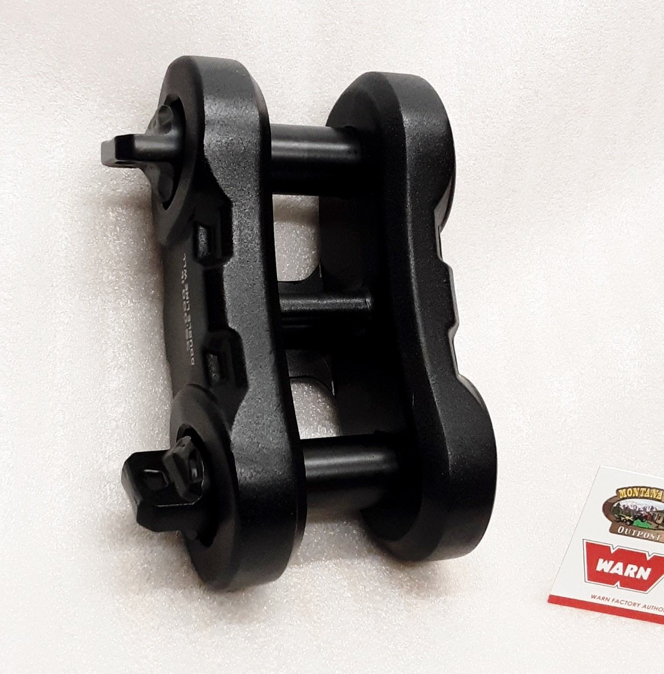 WARN 100630 Epic HyperLink Dual Pin Shackle, Black, FREE SHIPPING