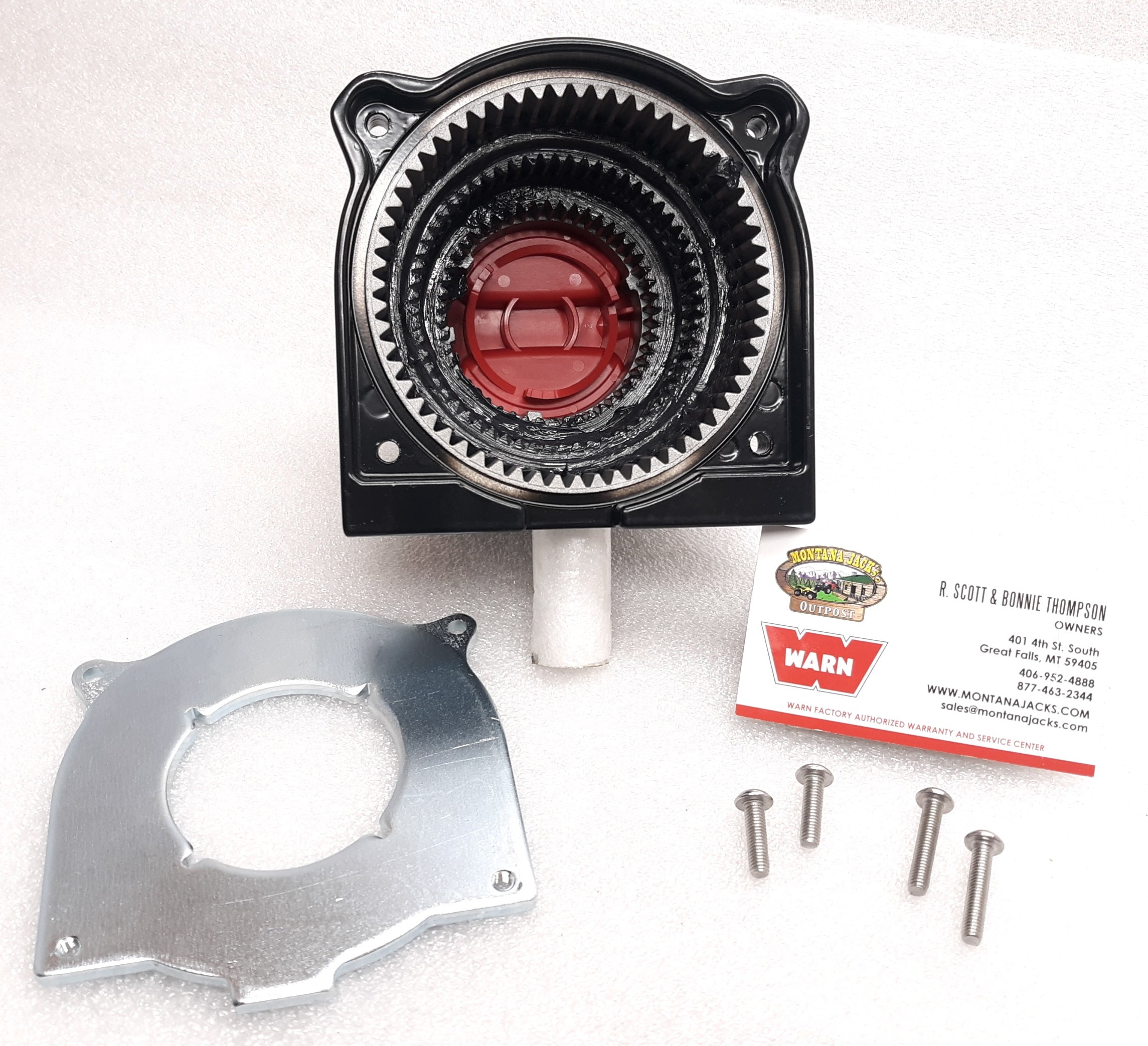 WARN 100988 Winch Gear End Housing for VRX — Montana Jacks Outpost
