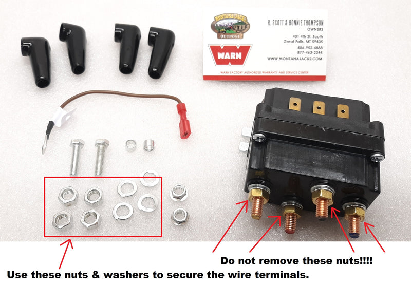 WARN 100995 ATV Winch Contactor for VRX 25, 35, 45