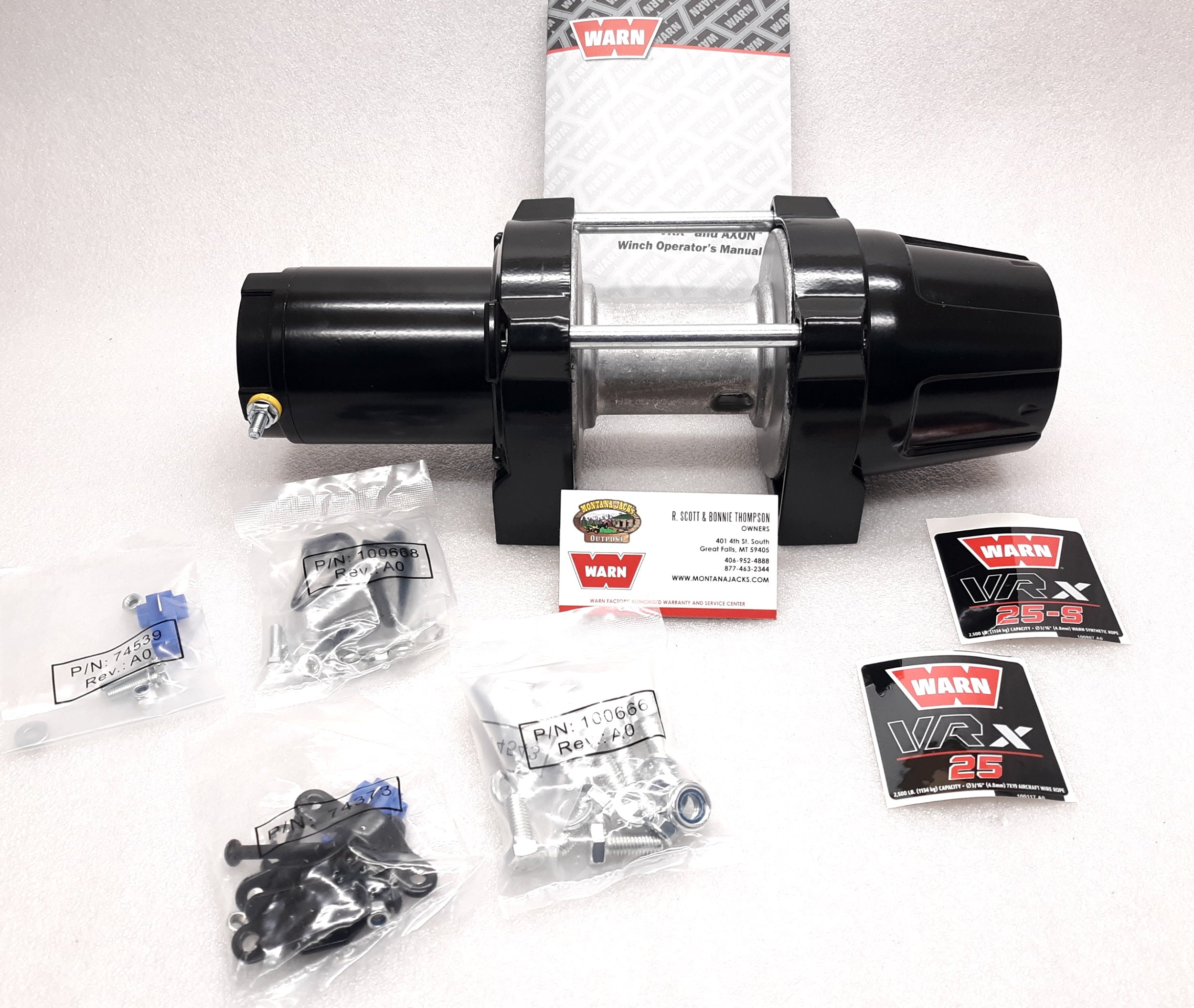 WARN 101024 VRX 25 Replacement Winch (Bare Winch), FREE SHIPPING