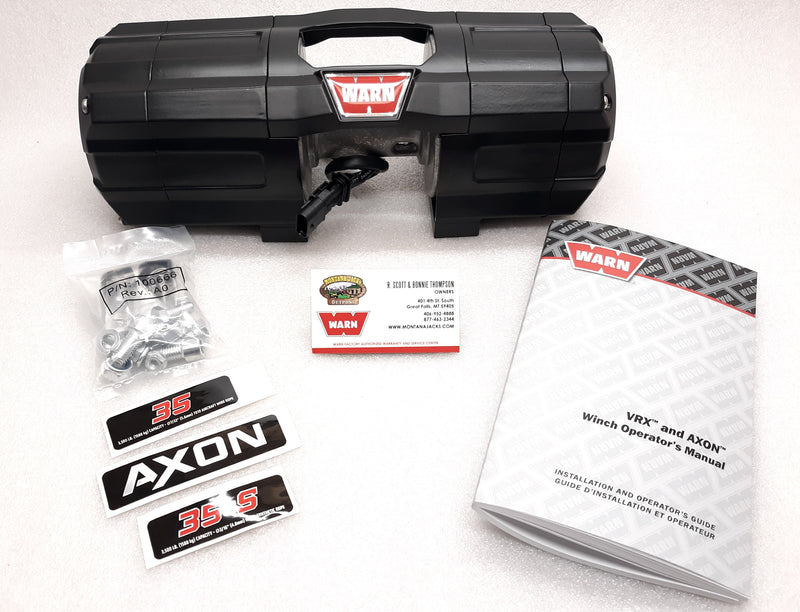 WARN 101134 AXON 35 Replacement Winch (Bare Winch)