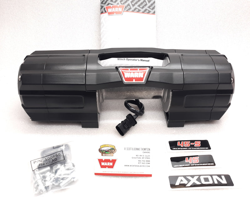 WARN 101144 AXON 45 Replacement Winch (Bare Winch)