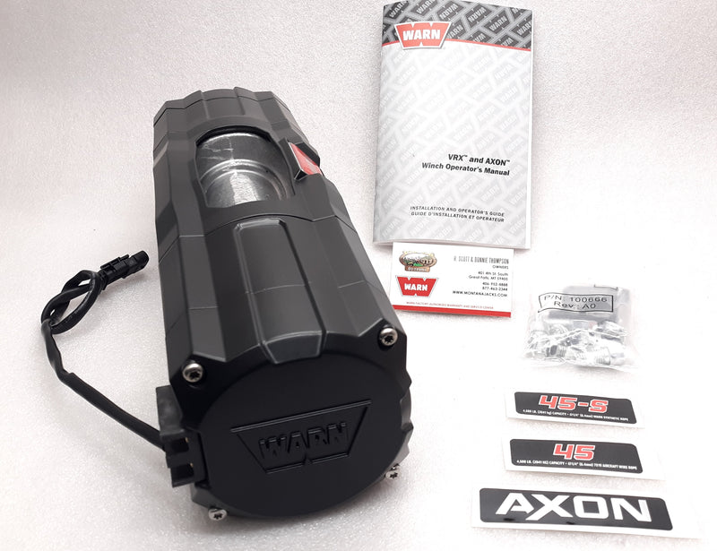 WARN 101144 AXON 45 Replacement Winch (Bare Winch)