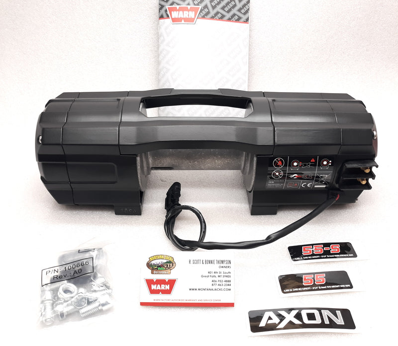 WARN 101154 AXON 55 Replacement Winch (Bare Winch)