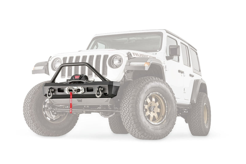 WARN 101330 Elite Series Stubby Bumper for Jeep JL