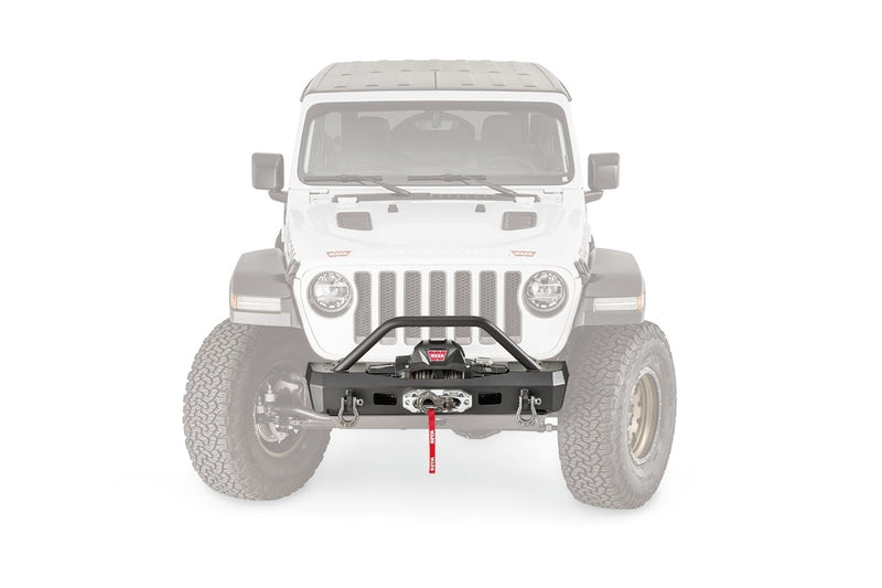 WARN 101330 Elite Series Stubby Bumper for Jeep JL