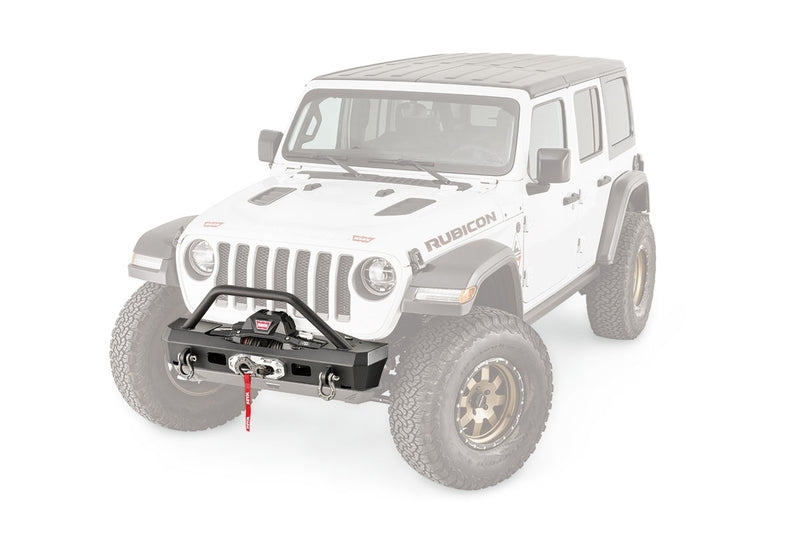 WARN 101330 Elite Series Stubby Bumper for Jeep JL