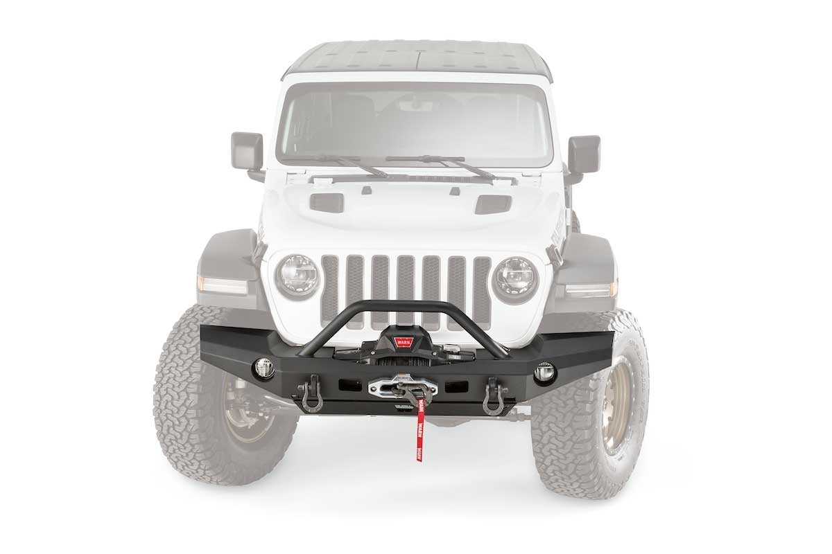 masa-yb1② WARN 101337 Elite Full Width Bumper w/Grille Guard for Jeep JL