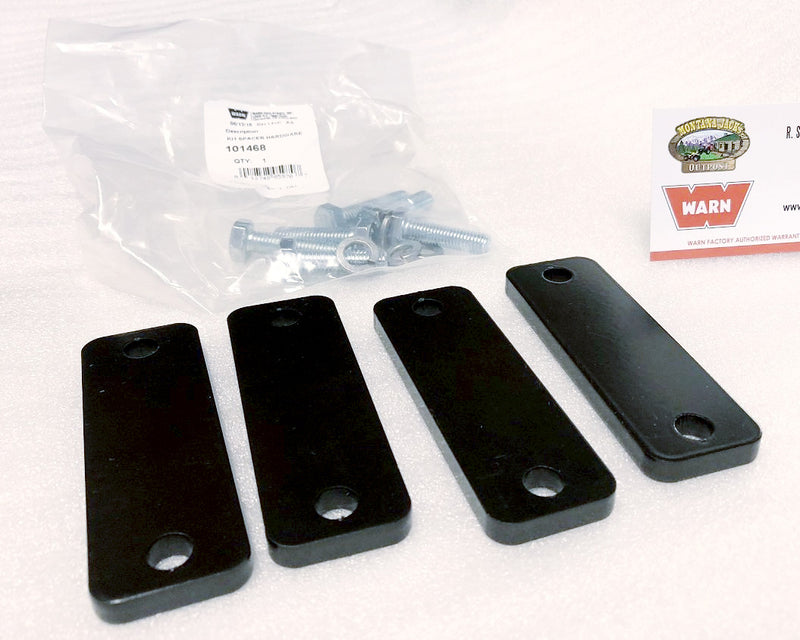 WARN 101473 Winch Spacer Mounting Kit for Can-Am, Textron (Arctic Cat)