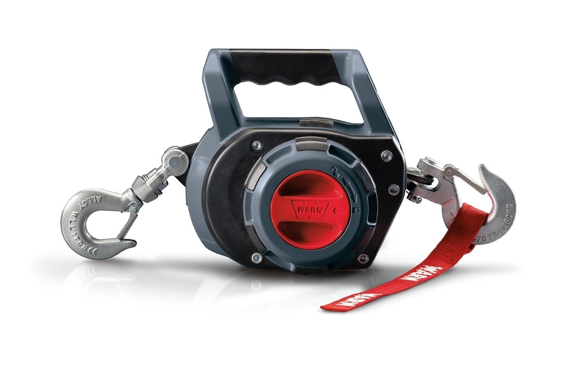 WARN 101575 Drill Winch, 750 lb. Capacity, Synthetic Rope