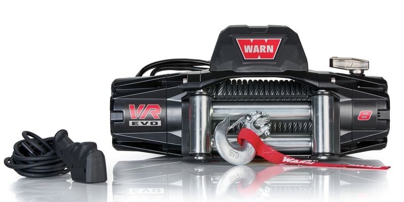 WARN 103250 VR EVO 8 Truck, Jeep, SUV Winch, 8,000 lb, Steel Rope