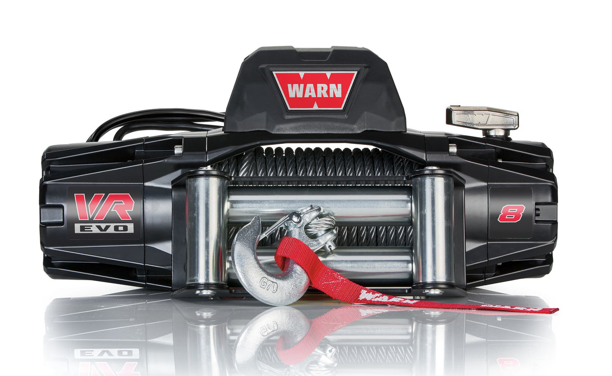 WARN 103250 VR EVO 8 Truck, Jeep, SUV Winch, 8,000 lb, Steel Rope