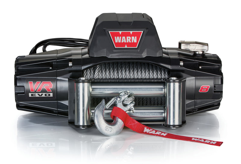 WARN 103250 VR EVO 8 Truck, Jeep, SUV Winch, 8,000 lb, Steel Rope