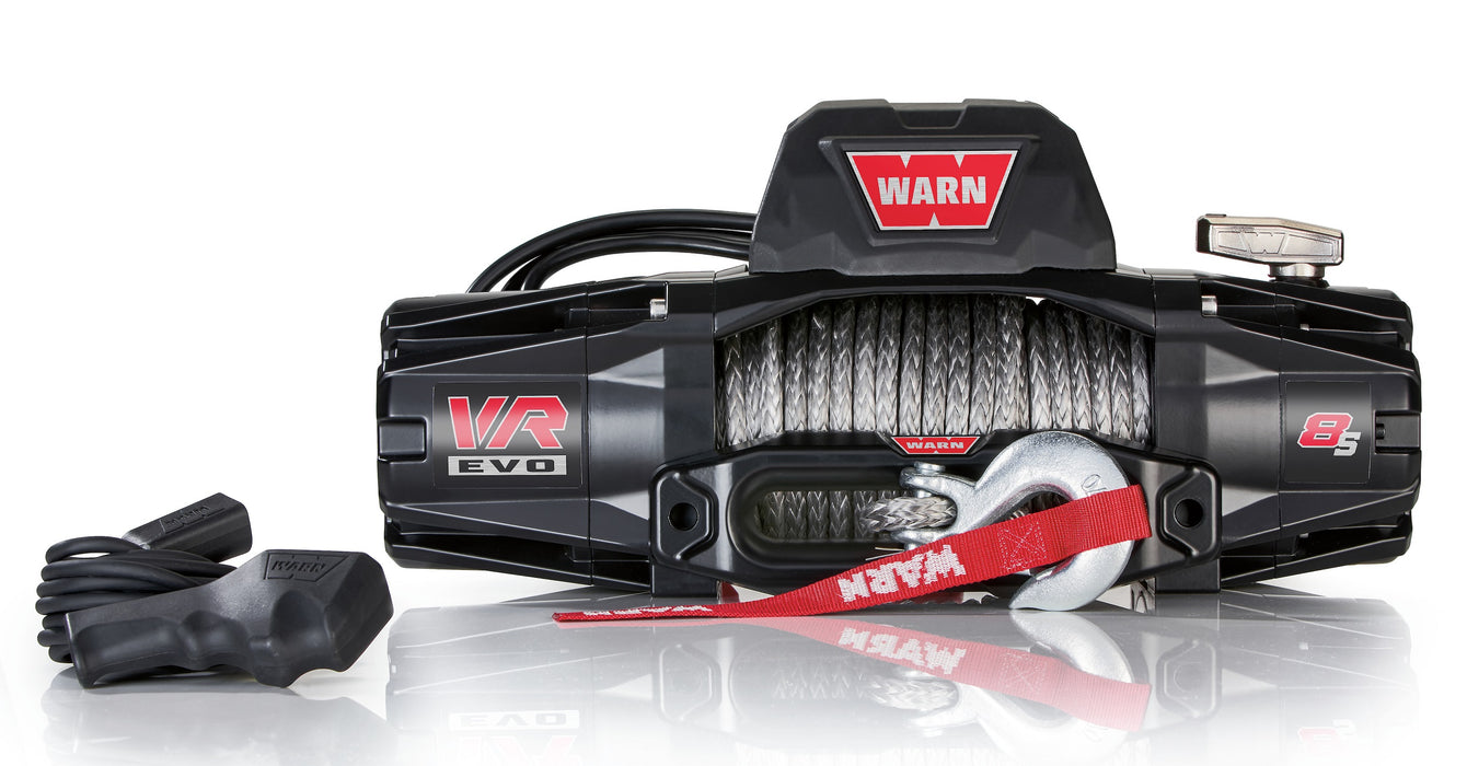 WARN 103251 VR EVO 8-S Truck, Jeep, SUV Winch, 8,000 lb, Synthetic Rope