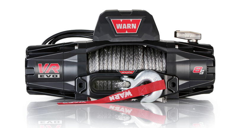 WARN 103251 VR EVO 8-S Truck, Jeep, SUV Winch, 8,000 lb, Synthetic Rope