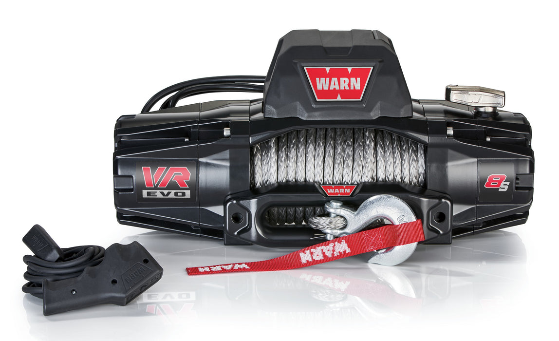 WARN 103251 VR EVO 8-S Truck, Jeep, SUV Winch, 8,000 lb, Synthetic Rope