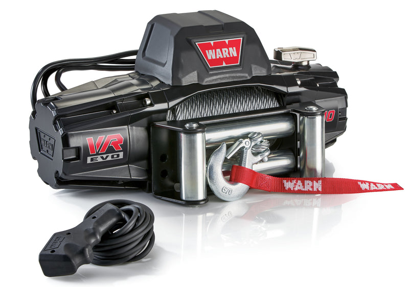 WARN 103252 VR EVO 10 Truck, Jeep, SUV Winch, 10,000 lb, Steel Rope