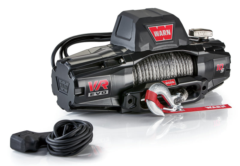 WARN 103253 VR EVO 10-S Truck, Jeep, SUV Winch, 10,000 lb, Synthetic Rope