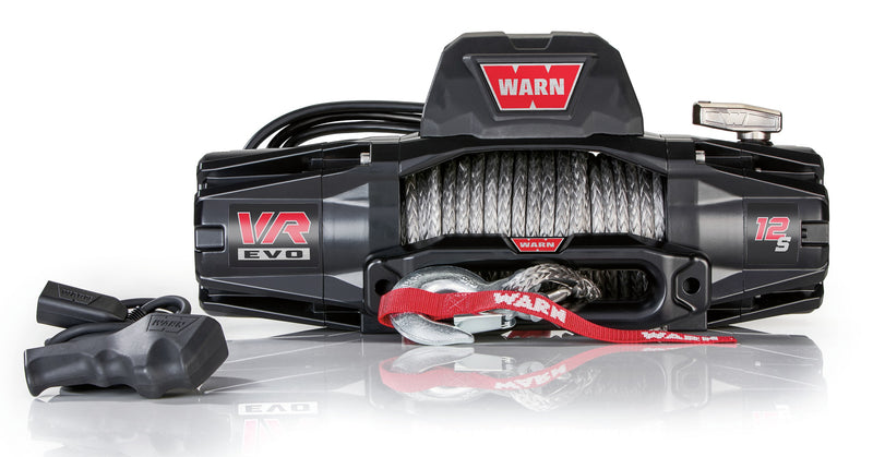 WARN 103255 VR EVO 12-S Truck, Jeep, SUV Winch, 12,000 lb, Synthetic Rope